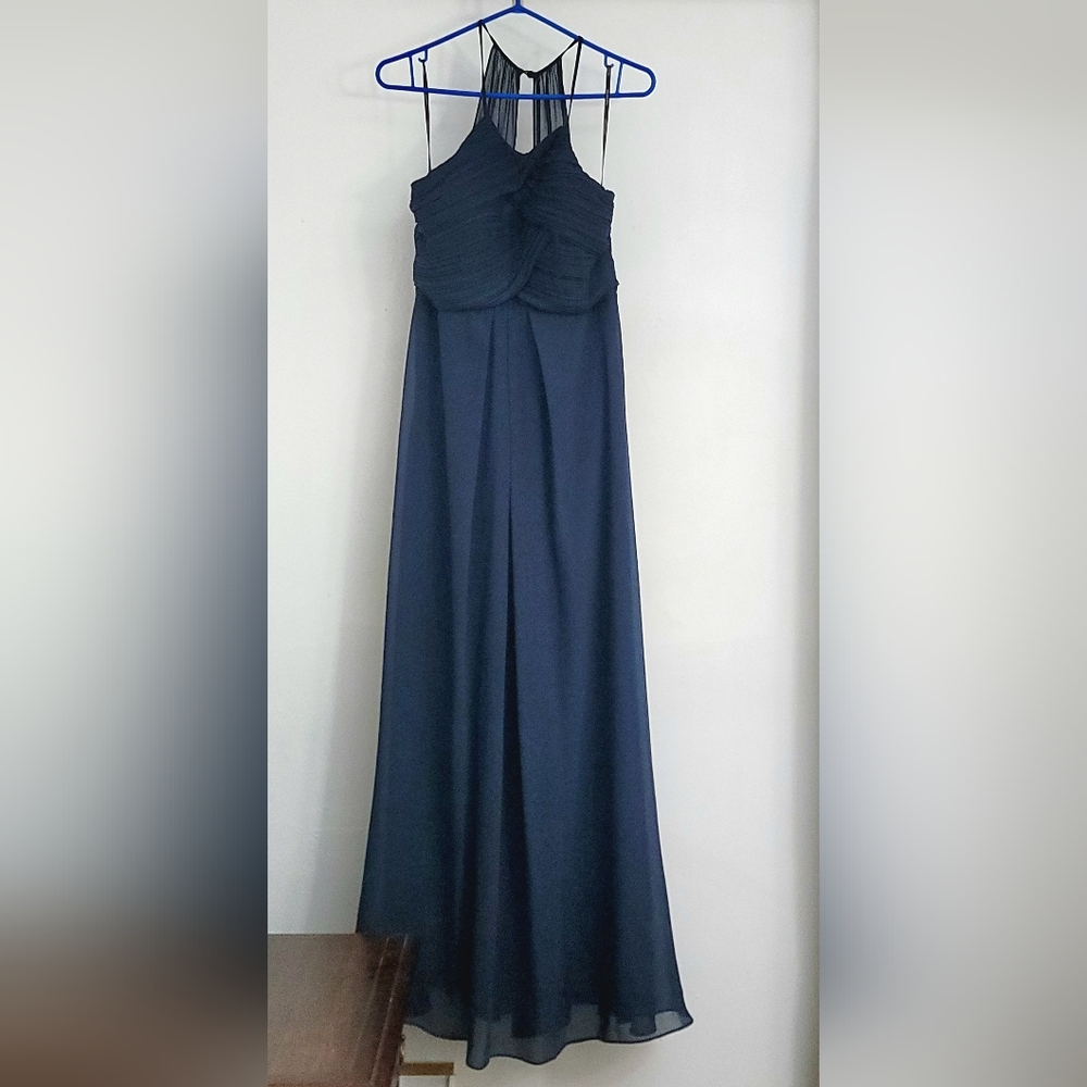 Bill Levkoff Midnight Blue Bridal Gown